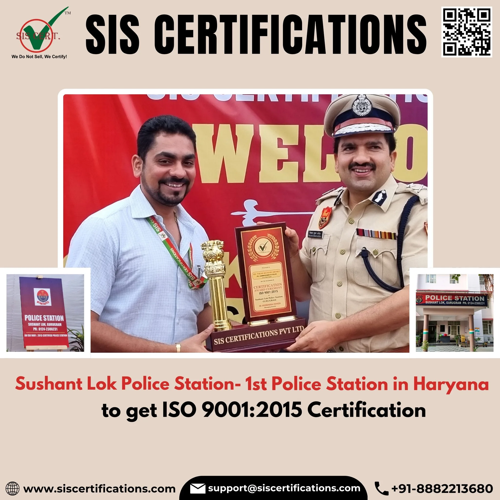 Appreciation letter - Police Station Arun Sir