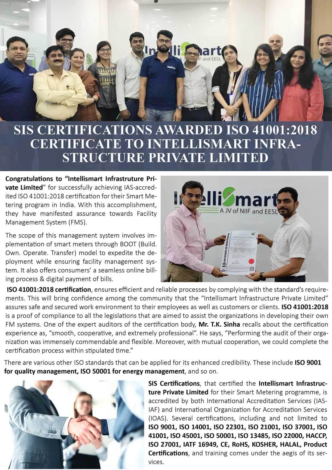 Intellismart Newsletter