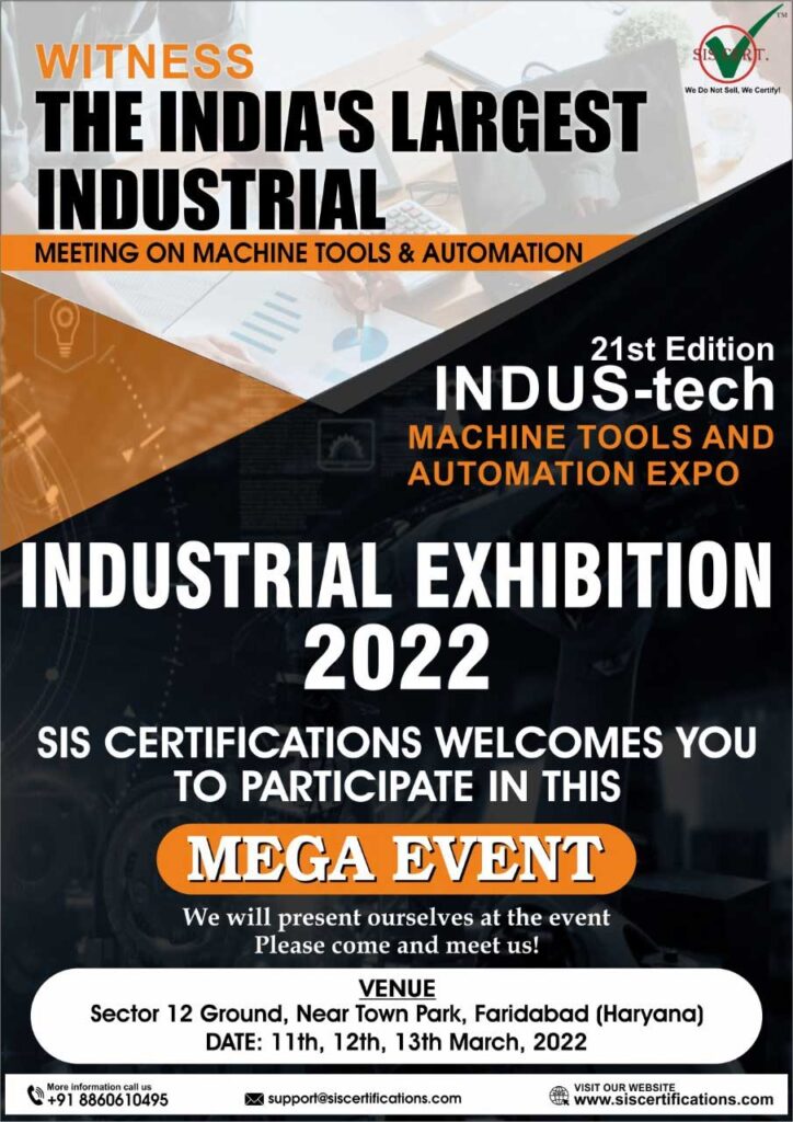 INDUS-tech MACHINE TOOLS & AUTOMATION EXPO 2022