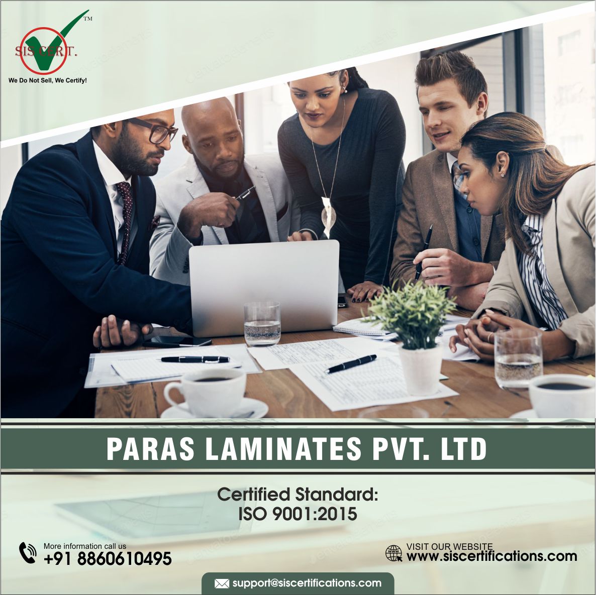 Paras Laminates Pvt. Ltd SIS Certifications