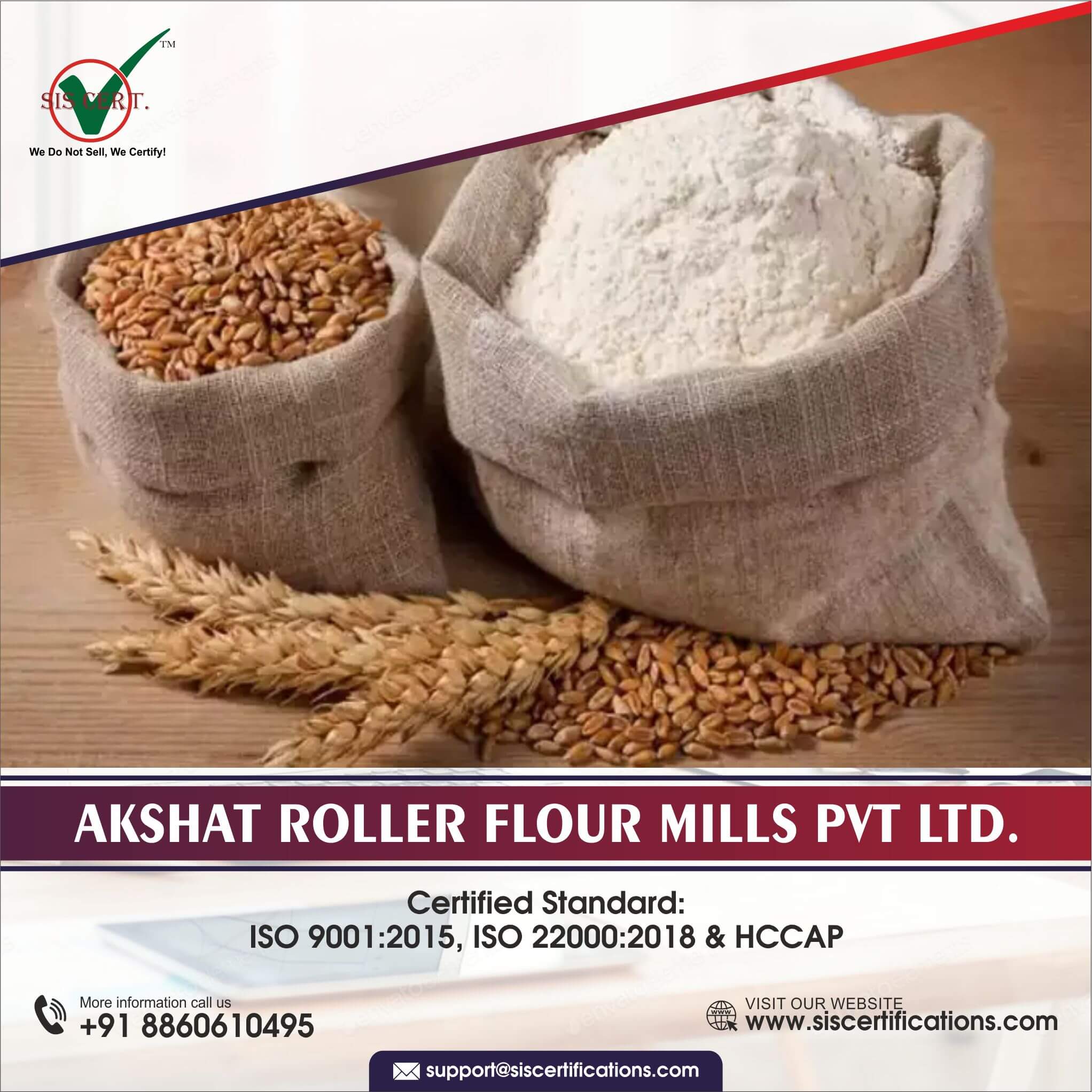 Akshat Roller Flour Mills Pvt Ltd SIS Certifications