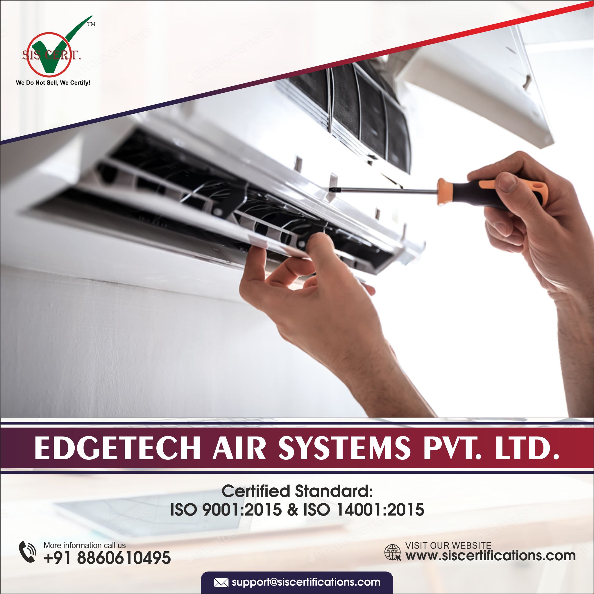 Edgetech Air Systems Pvt Ltd SIS Certifications