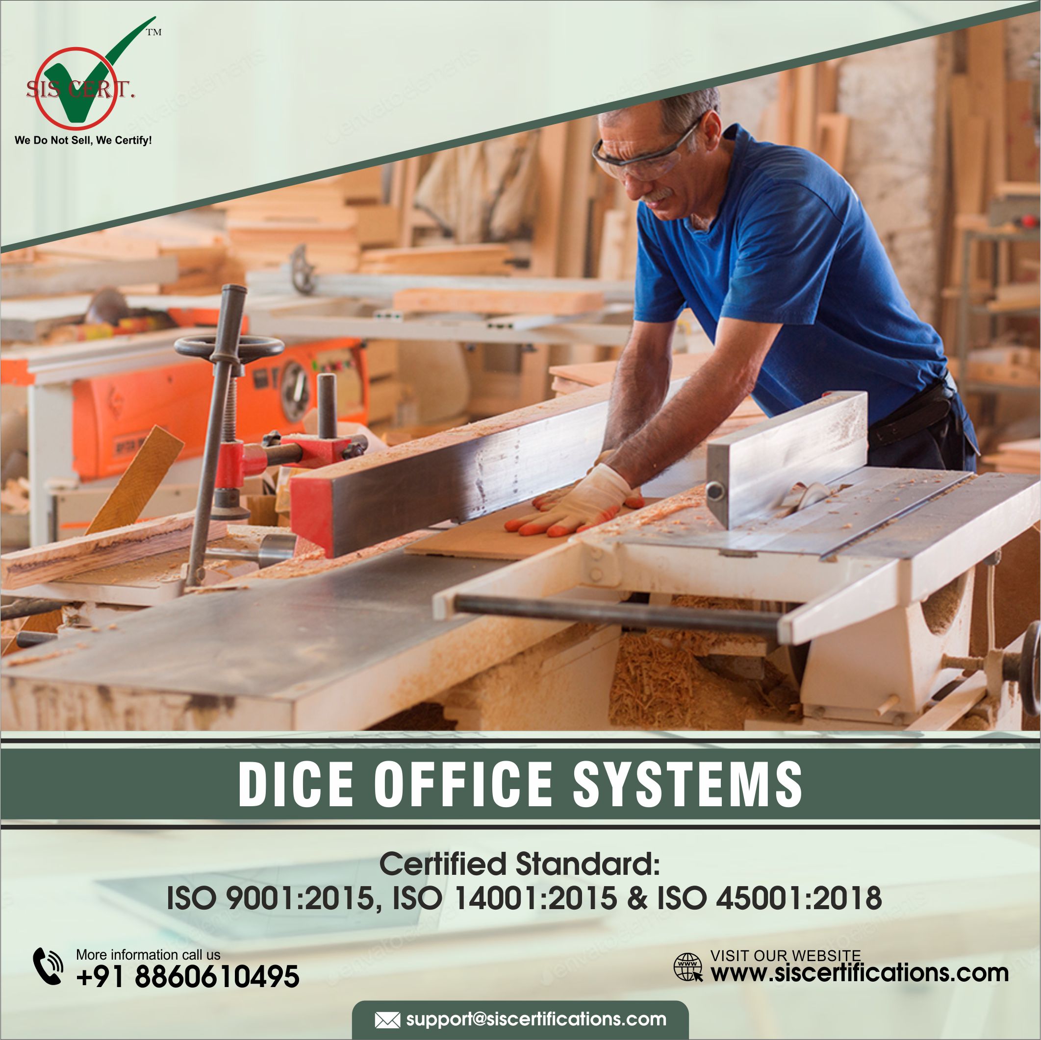 Dice Office Systems SIS Certifications