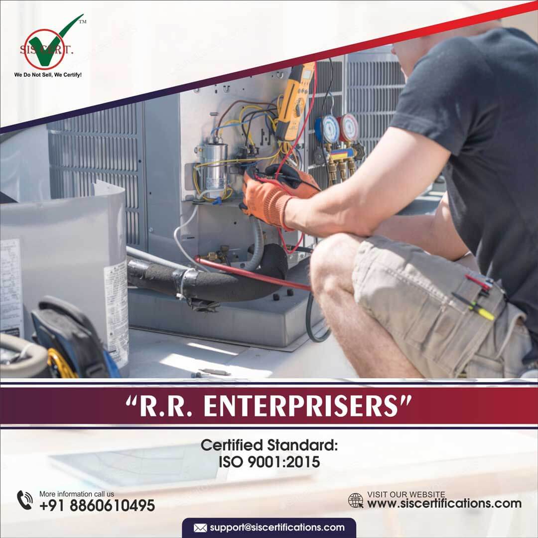 R.R. Enterprisers SIS Certifications